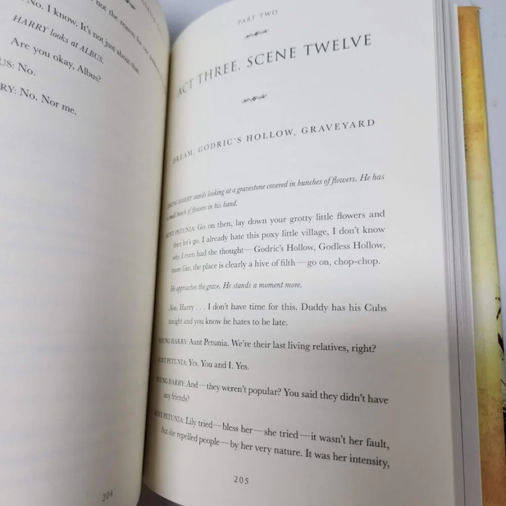 Harry Potter and the Cursed Child Parts 1 & 2 Book Special Rehearsal Edition Scr